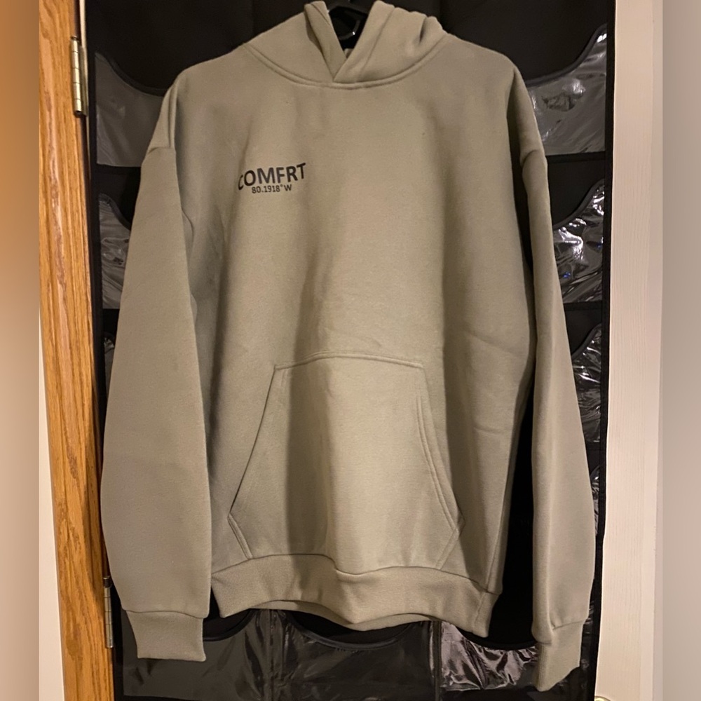 Comfrt Hoodie, Green, XL